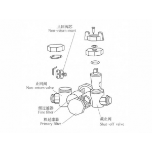 过滤水管接头